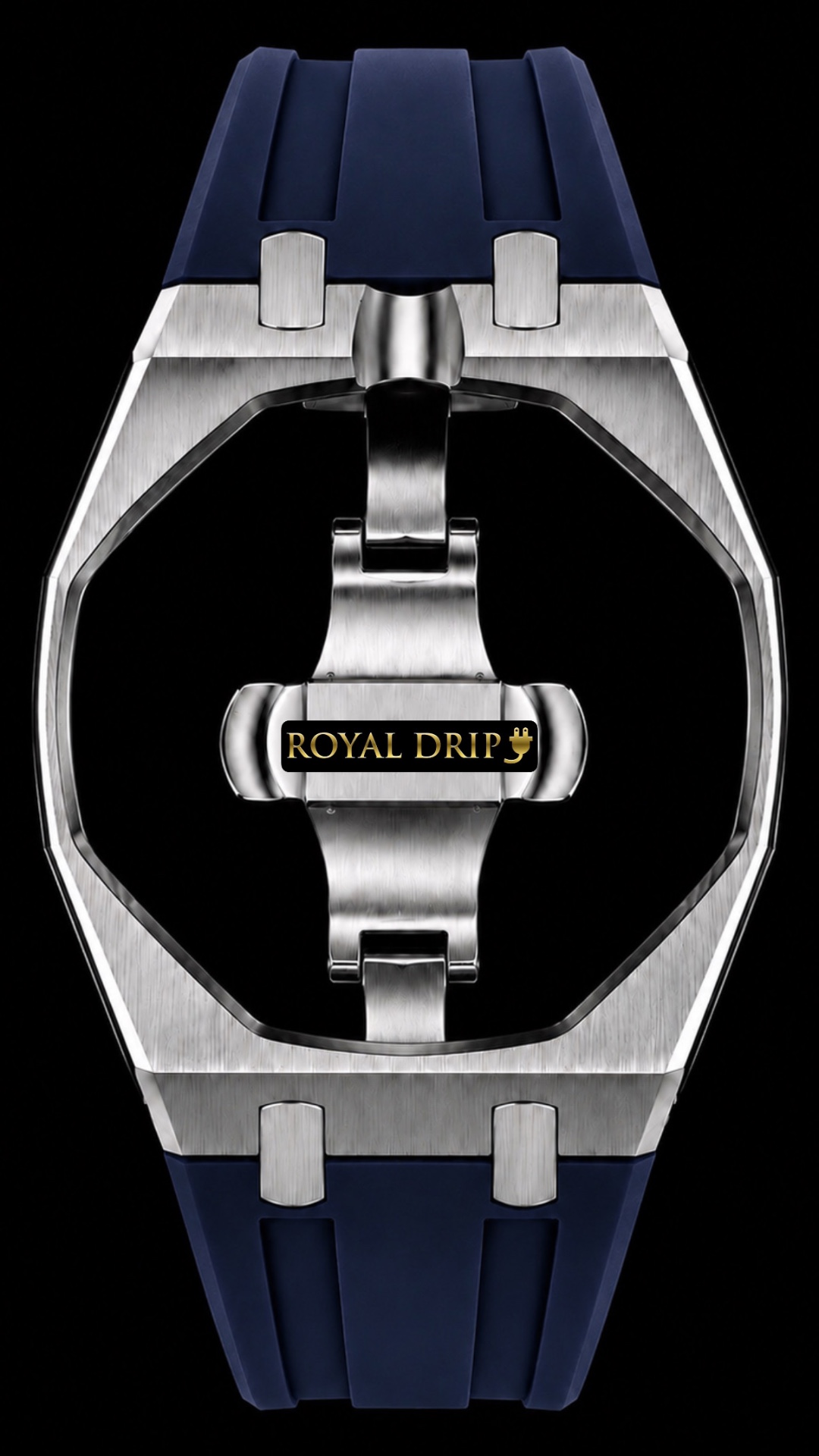 Royal Pop Metal Strap Navy Blue