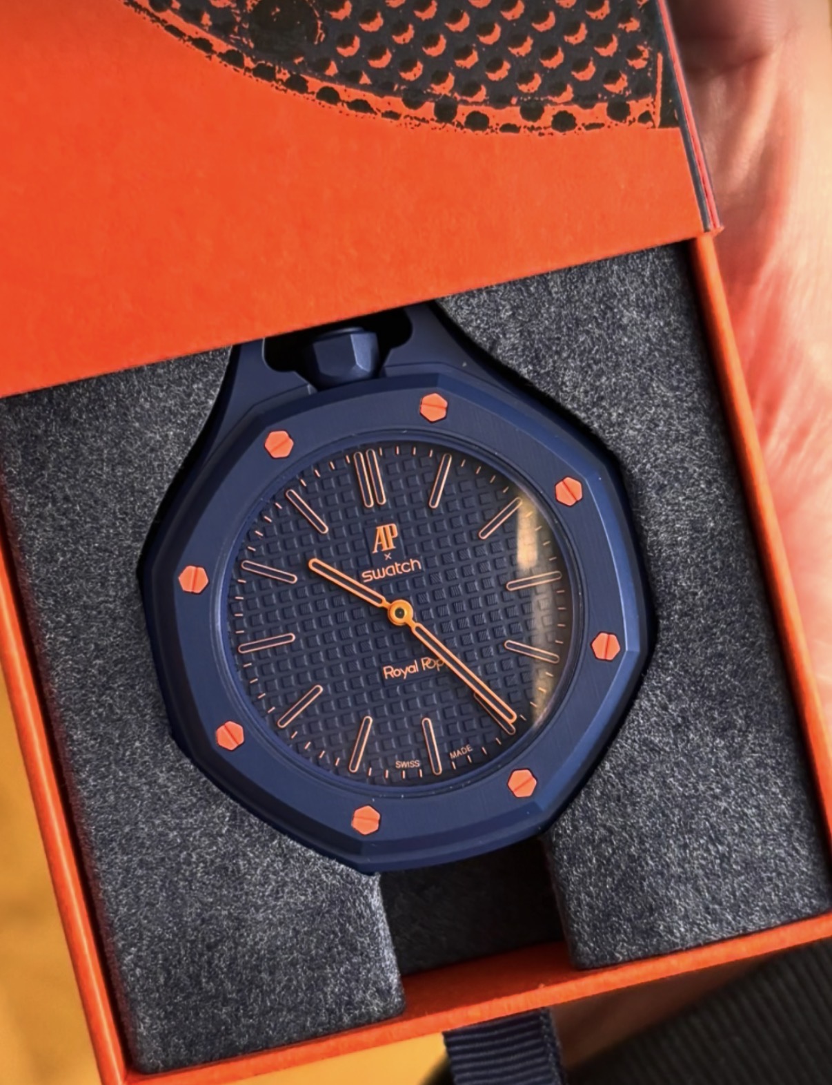 Royal Pop Navy / Orange