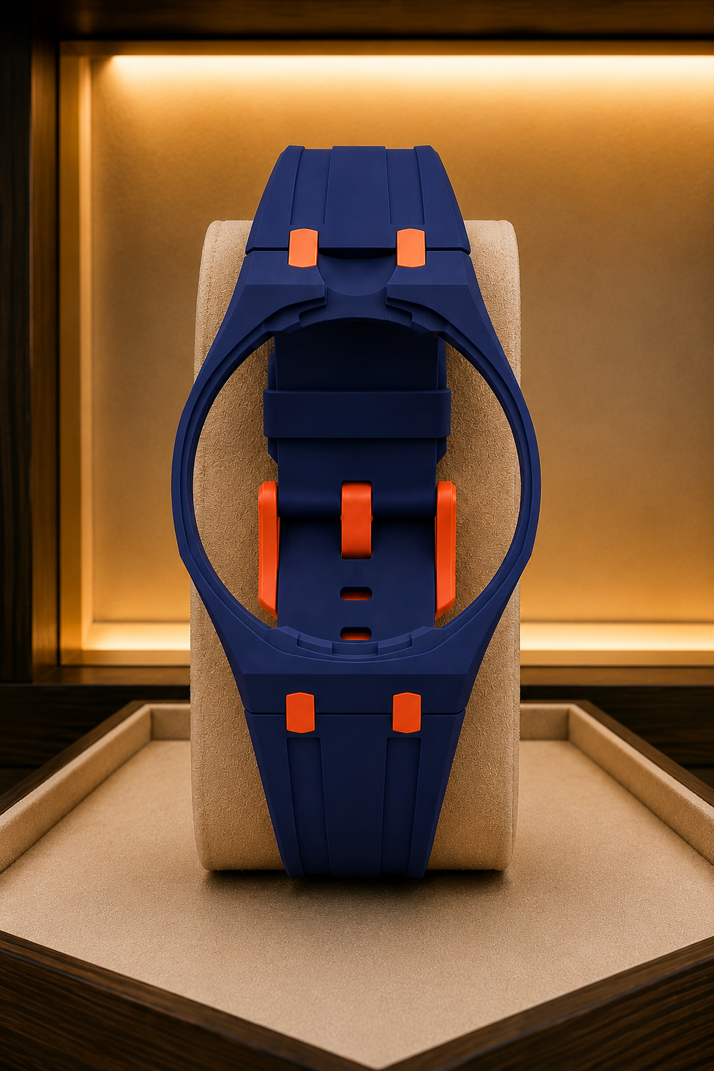 Royal Pop Strap Navy / Orange