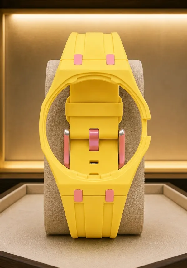 Royal Pop strap Pastel Yellow / Pink